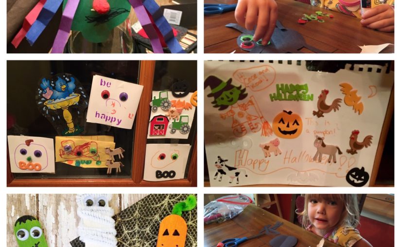 Preschool toddler Halloween crafts!
