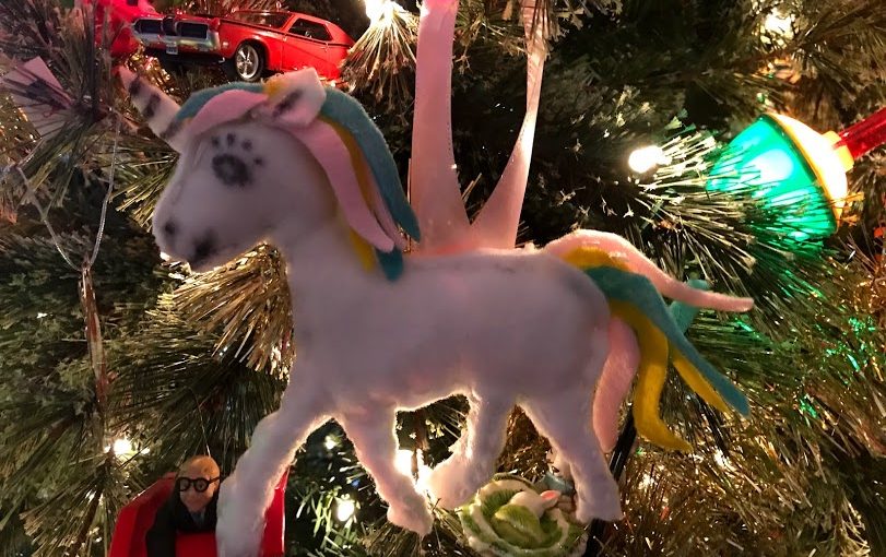 DIY Felt Unicorn Ornament