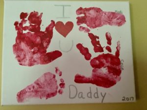 Handprint and Footprint DIY Father’s Day Gifts – Cecelia's Spot